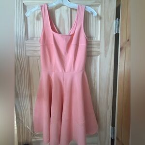 Lulu's Coral Sleeveless Dress